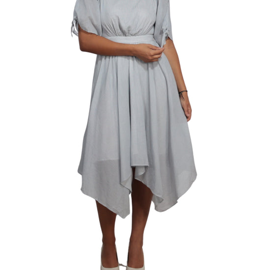 VERO MODA Women Subtle Vertical Pinstripes Dress