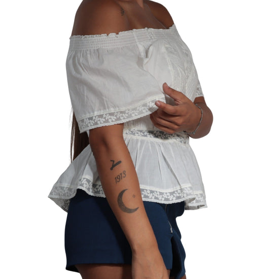 ONLY Women Stretchy Off Shoulder Top