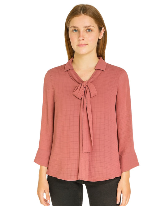 ONLY Women Tie Neck Blouse