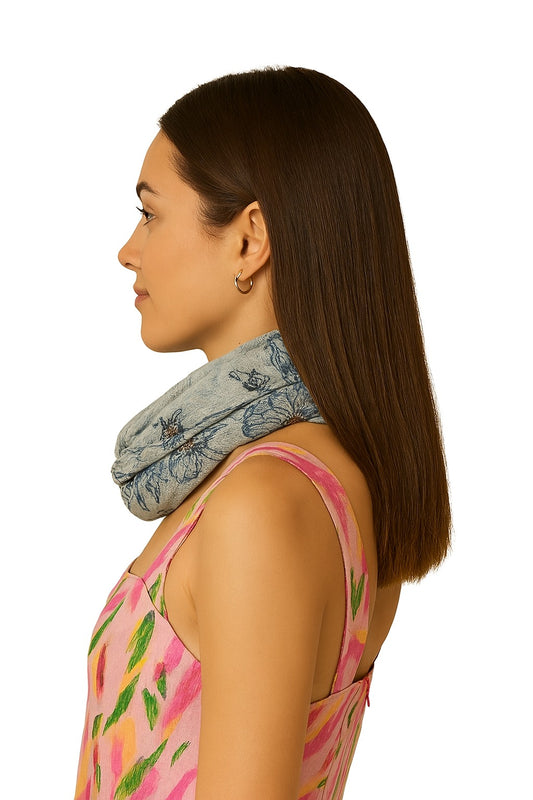 ADRENE Women Soft Floral Scarf
