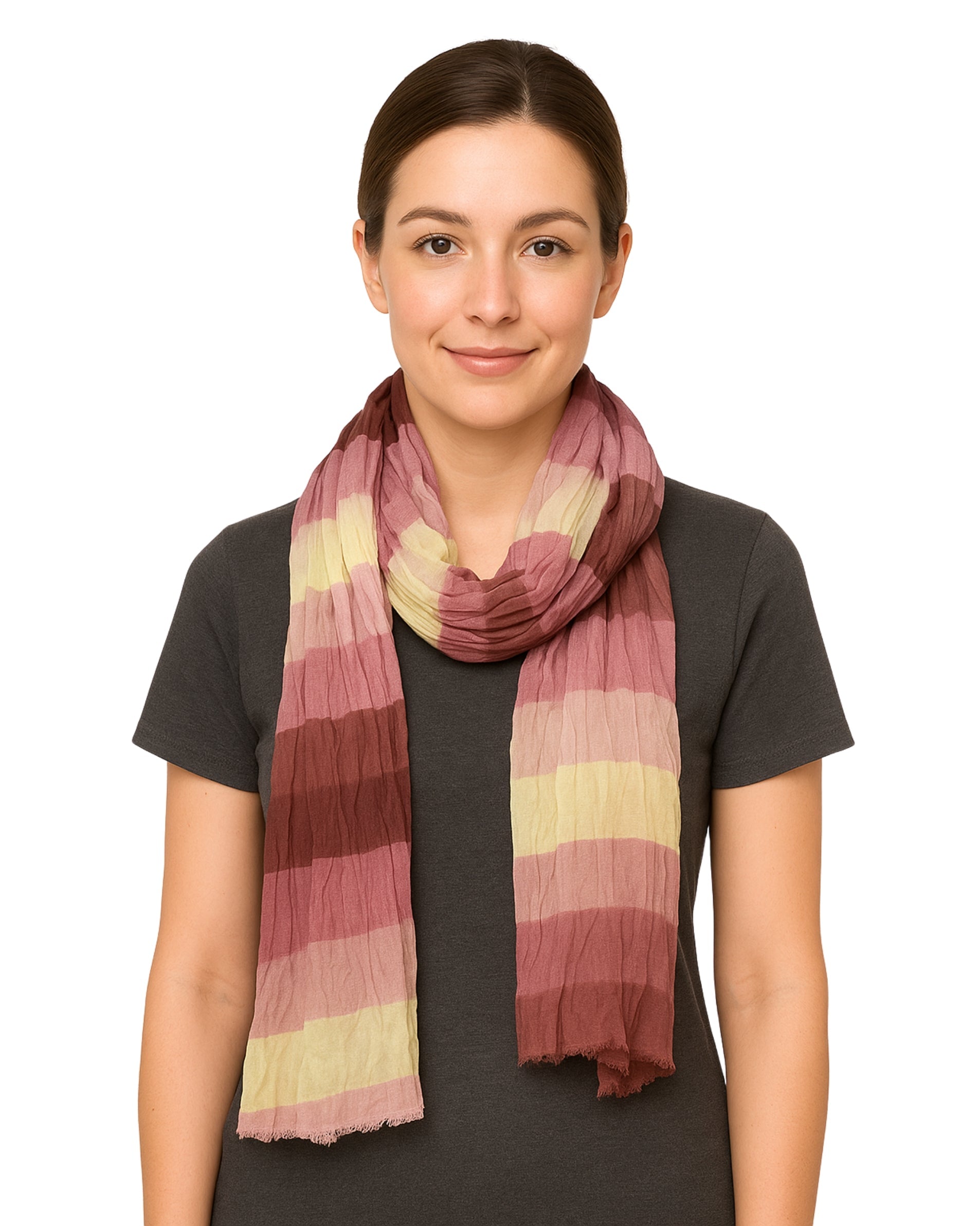 Women Stripe Scarf
