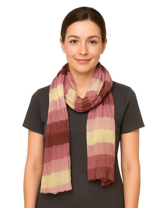 Women Stripe Scarf