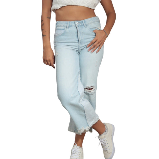 Only Women Ripped Capri Jeans