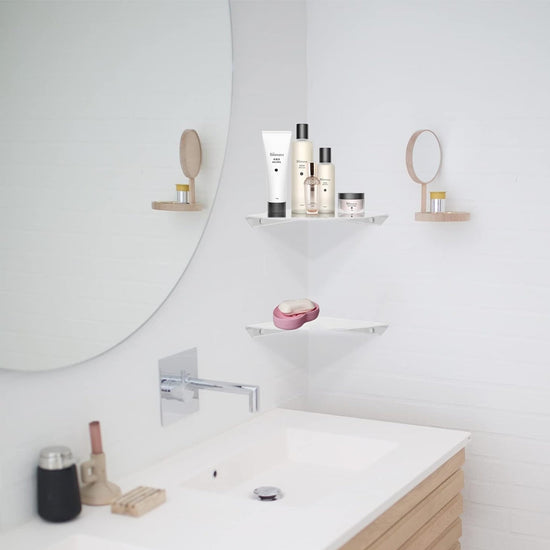 CORNER ARCYLIC Bathroom Shelf 2 Sets