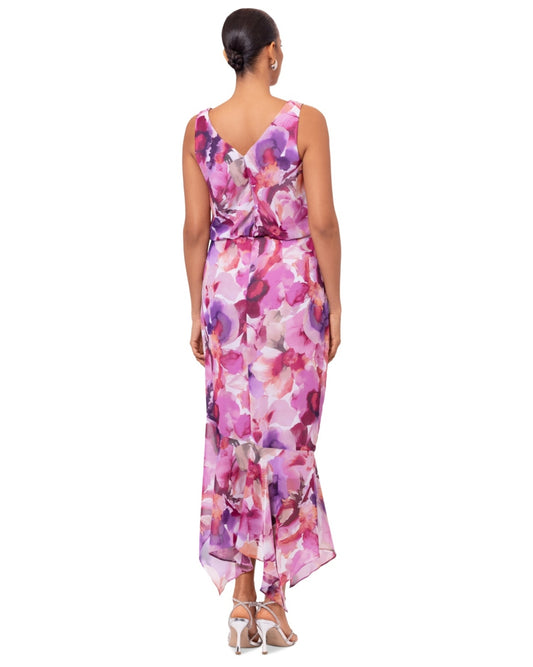 XSCAPE Women Midi Silhouette Dress