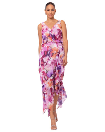 XSCAPE Women Midi Silhouette Dress