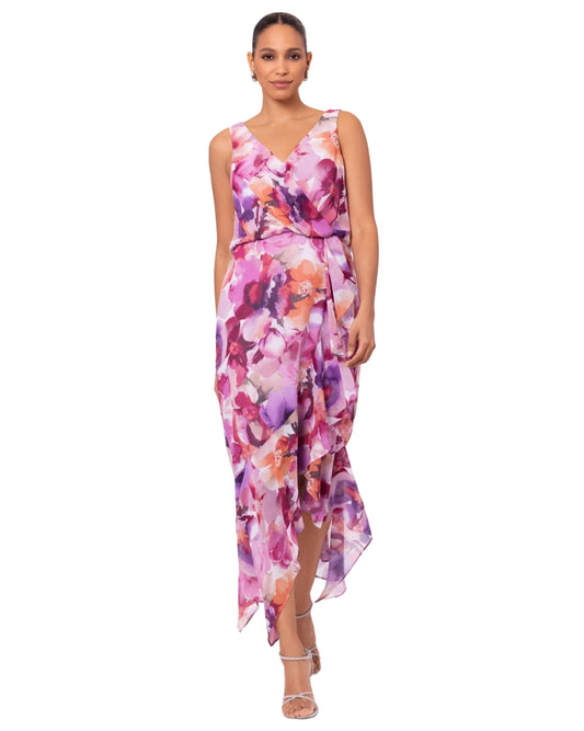 XSCAPE Women Midi Silhouette Dress