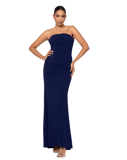 XSCAPE Women Crepe Gown Dress