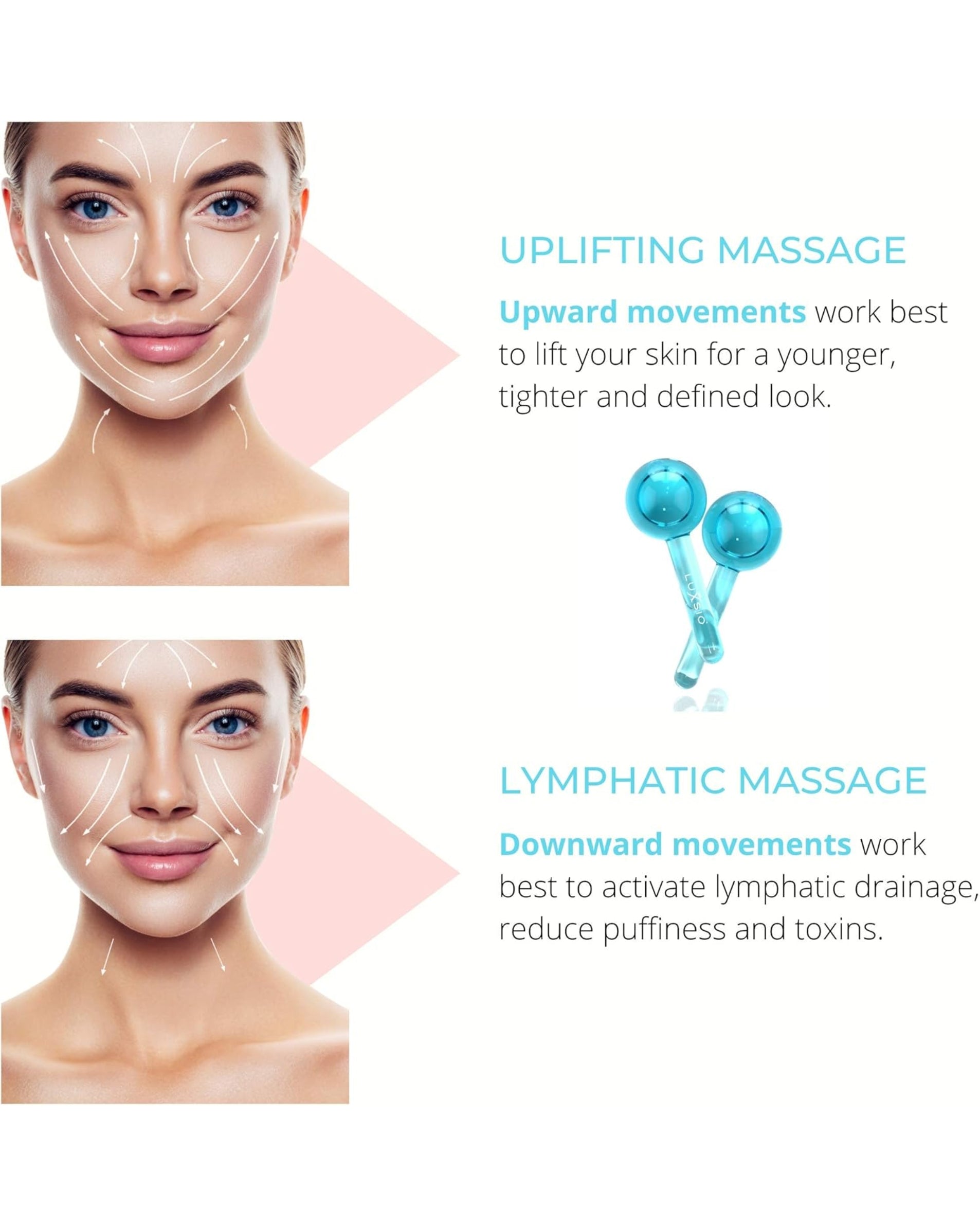 LUXSIO Cryoice Facial Massager