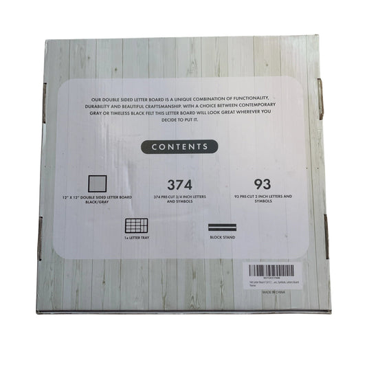 Letter Board Supply Double Sided