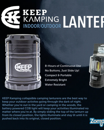 KEEP KAMPING Ultra Bright Lantern