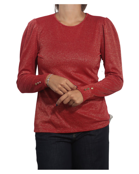 LIZ CLAIBORNE Women Gliter T-Shirt