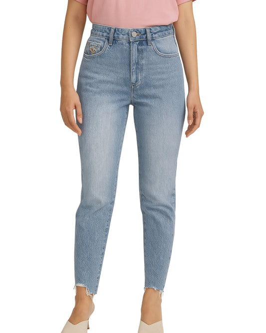 FOREVER 21 Women Stylish Mom Jeans
