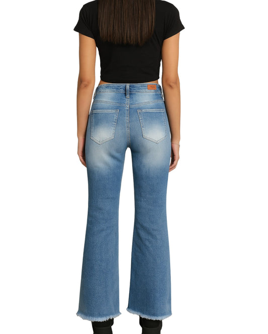FOREVER 21 Women Ultra High Rise Flare Jeans