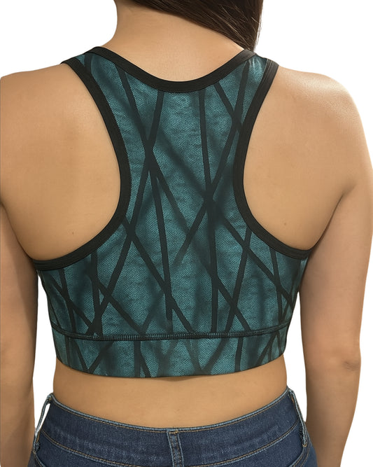 NIKE Women Cress Cross Marble Sport Bra