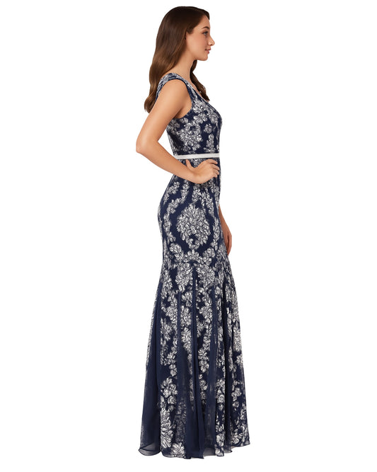 R&M RICHARDS PETITE Women Sequined Dress