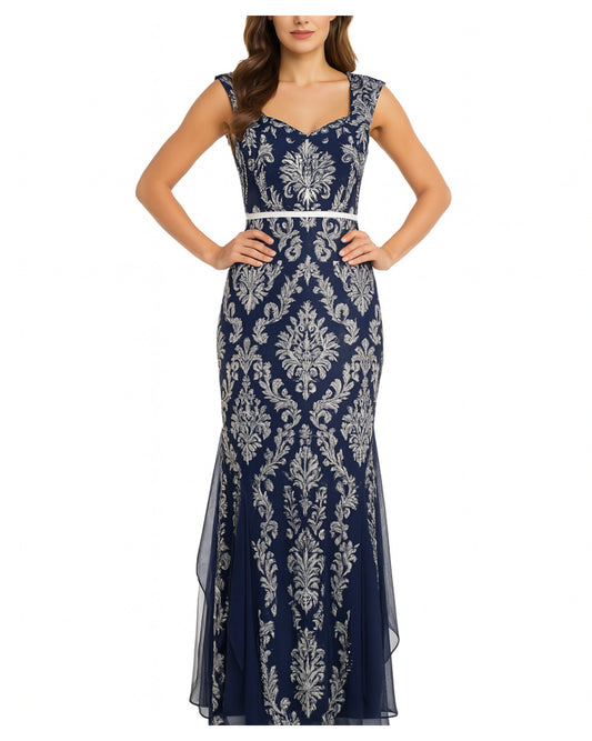 R&M RICHARDS PETITE Women Sequined Dress