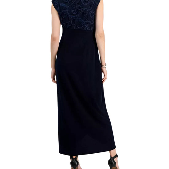CONNECTED APPAREL Women Matte Stretch Dress