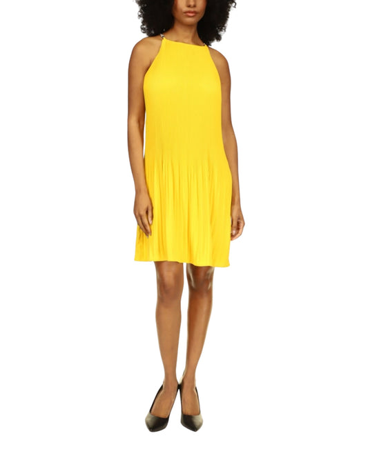 MICHAEL KORS Women Ribbed Fit Flare Dress