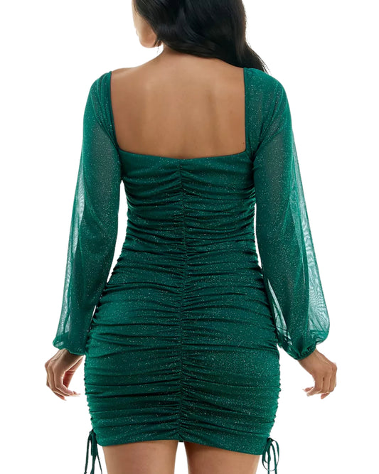JUMP APPAREL Women Glitter Long Sleeve Dress