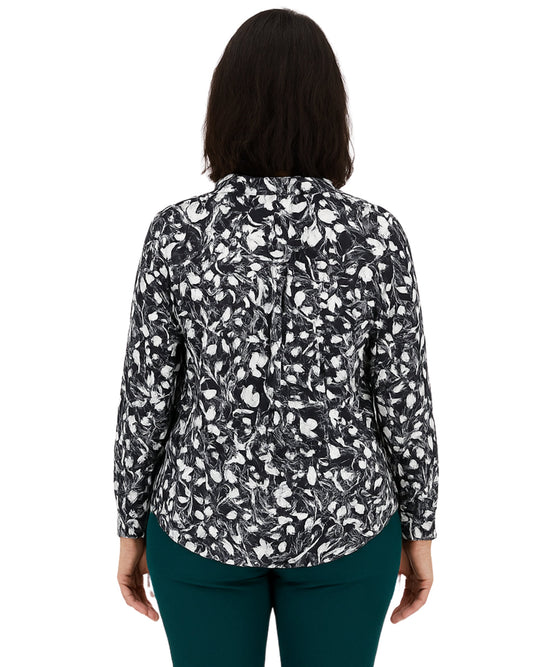 INC INTERNATIONAL CONCEPT Women Abstract Floral Blouse