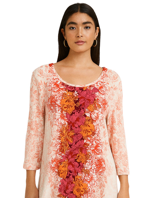 JM COLLECTION Women  Petite Autumn Foliage T-Shirt