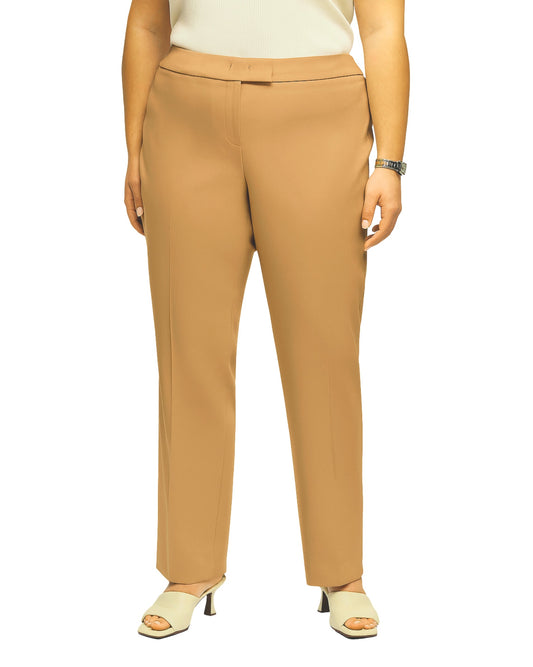 ANNE KLEIN Women Flattering Mid Rise Casual Pant