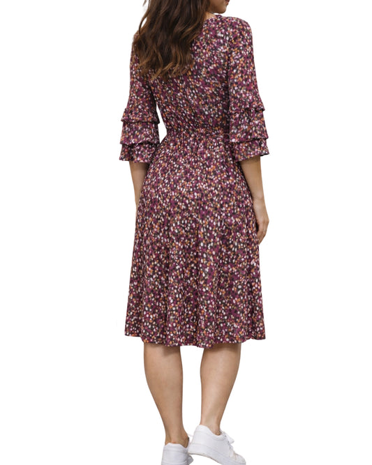 Women Elastic Multicolor Abstract Print