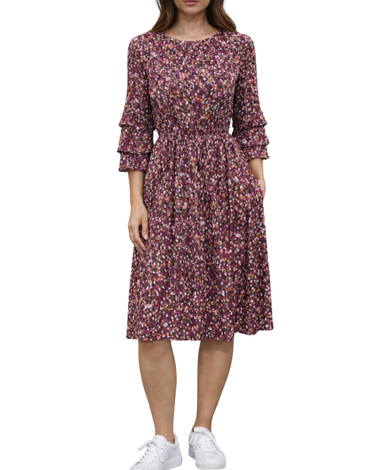 Women Elastic Multicolor Abstract Print