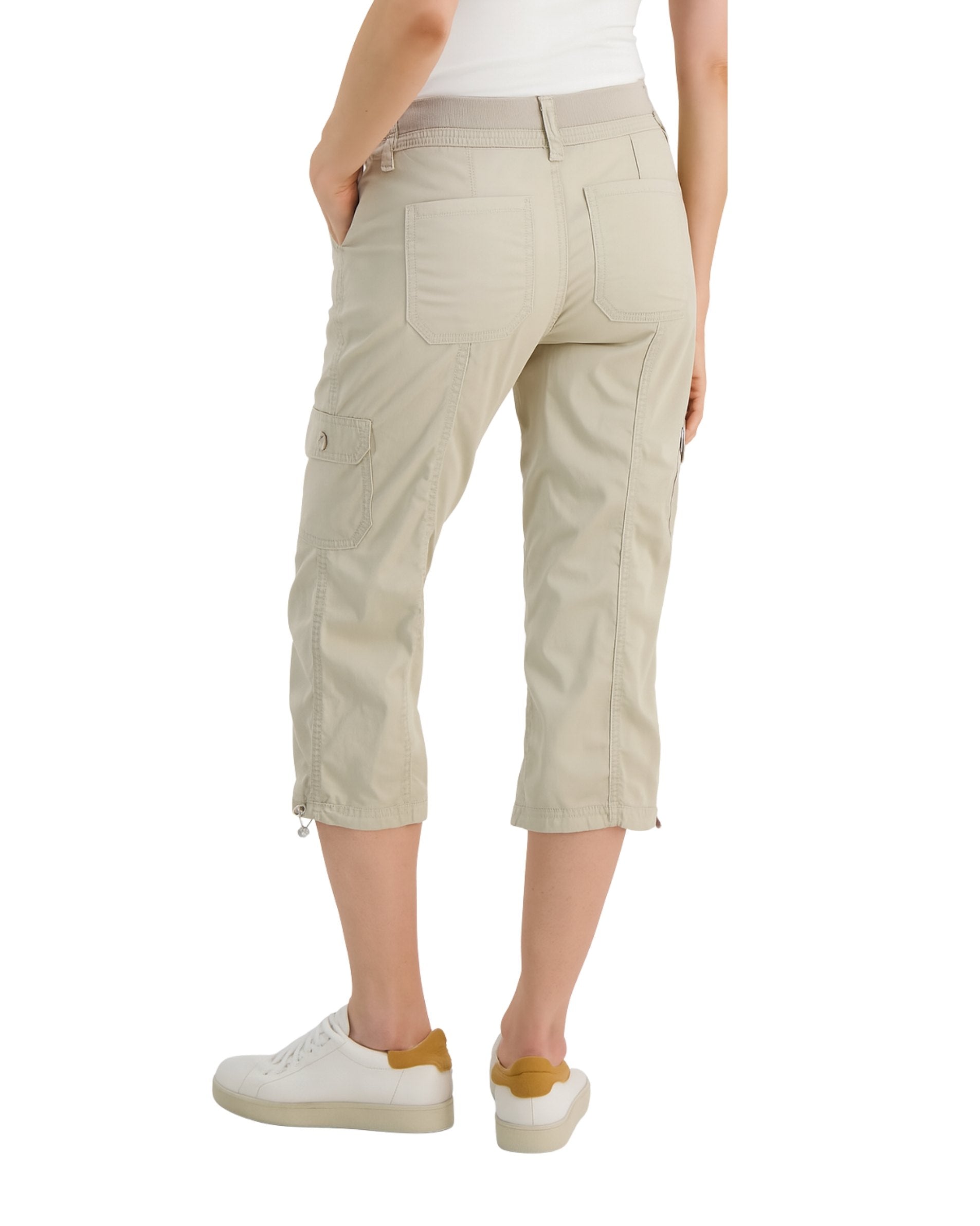 STYLE & CO Women Hem Bungee Cords Capri Pant