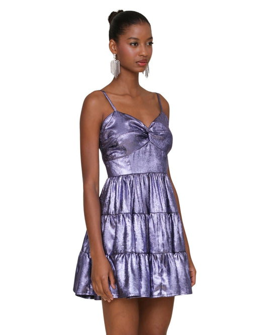 AVEC LES FILLES Women Back Tiered Dress