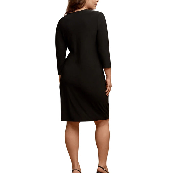 AK ANNE KLEIN Women Faux Wrap Dress