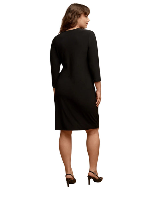 AK ANNE KLEIN Women Faux Wrap Dress