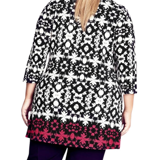 AVENUE Women Primorse Border Top