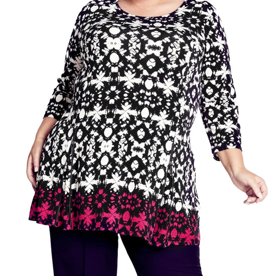 AVENUE Women Primorse Border Top