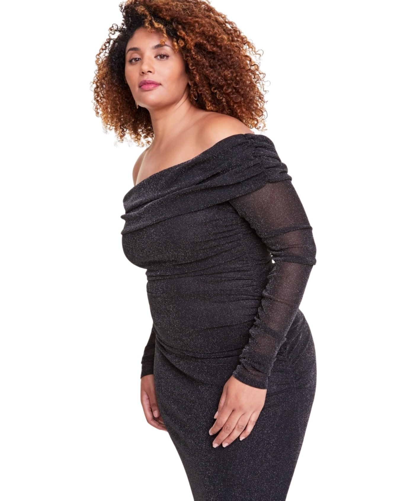 B DARLIN Women Glitter Gown Dress