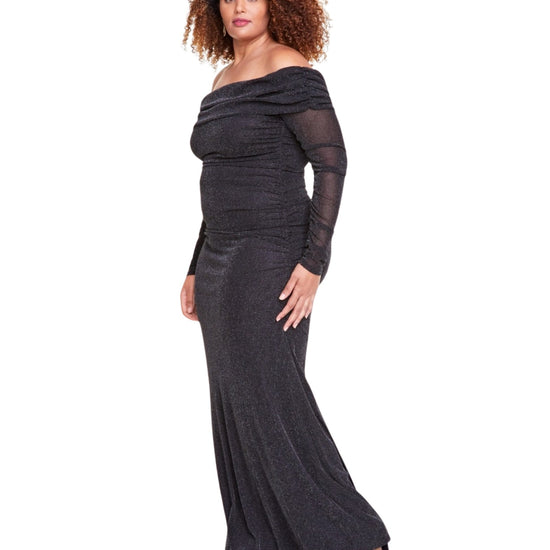 B DARLIN Women Glitter Gown Dress