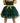 BLUEBERI BOULEVARD Baby Girl Lace Layers Holiday Green Dress