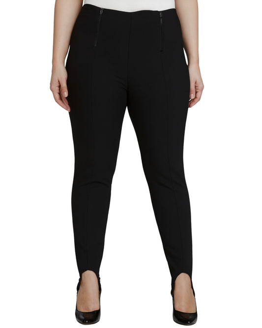 BAR III Women Hem Stirrup Straps Casual Pant