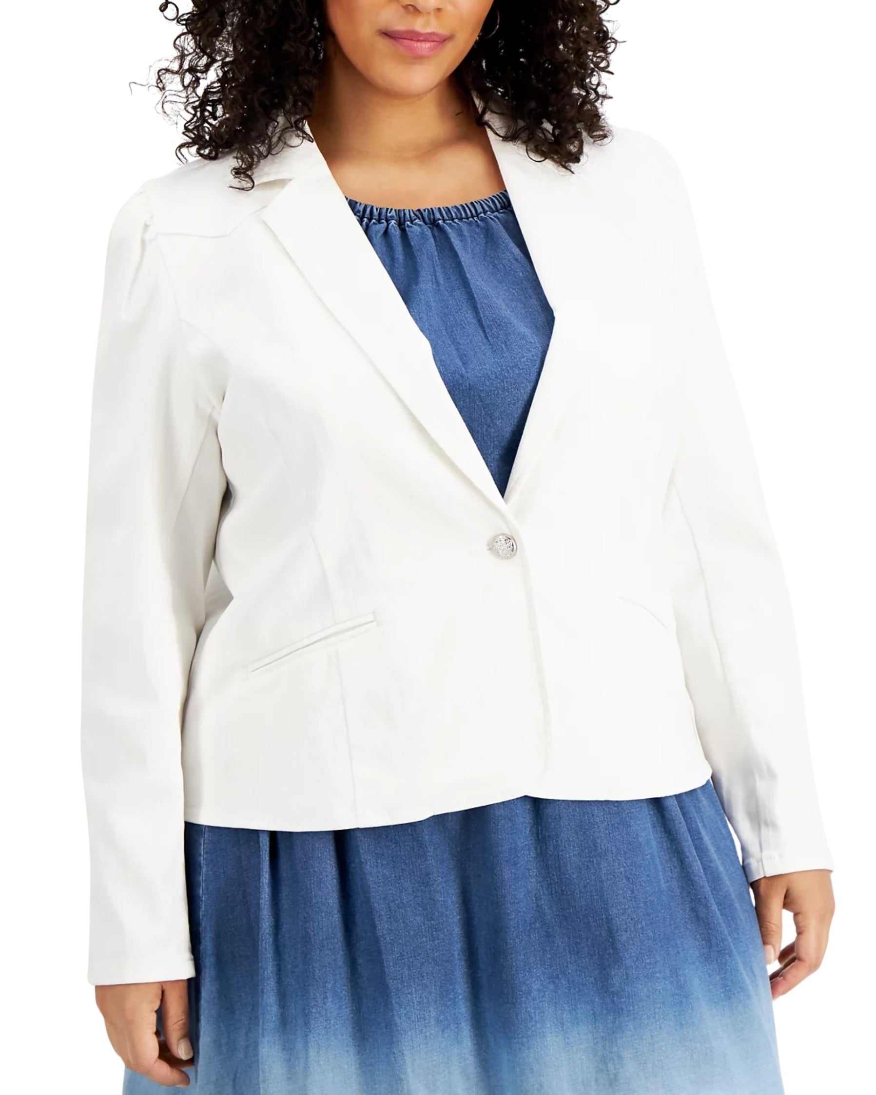 INC INTERNATIONAL CONCEPTS Women Puff Sleeve Blazer