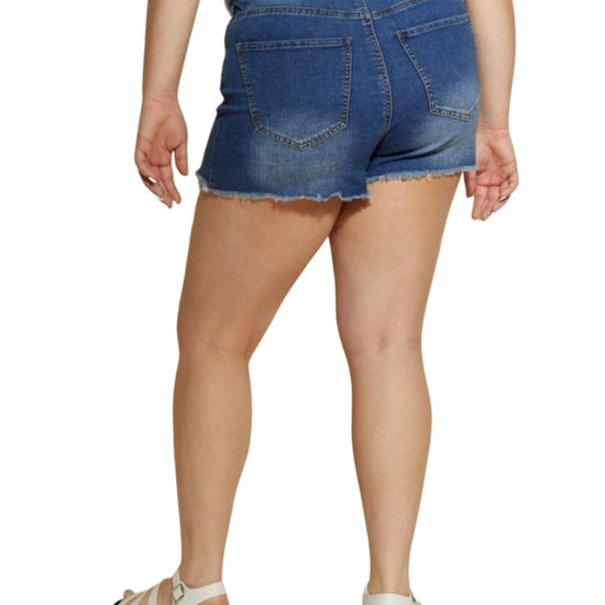 RUE Women Rip Casual Denim Short