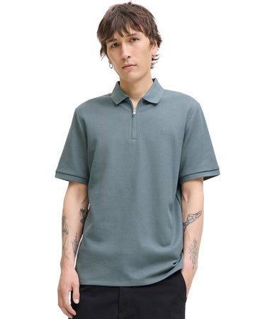 JACK & JONES Men Jersey Textured Polo Shirt