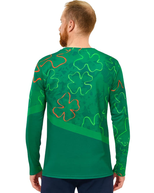 MIZUNO Men Neon Clover Graphic T-Shirt
