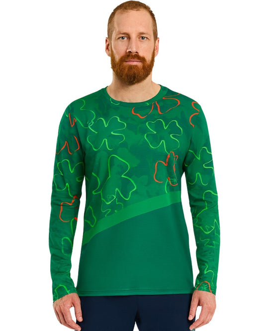MIZUNO Men Neon Clover Graphic T-Shirt