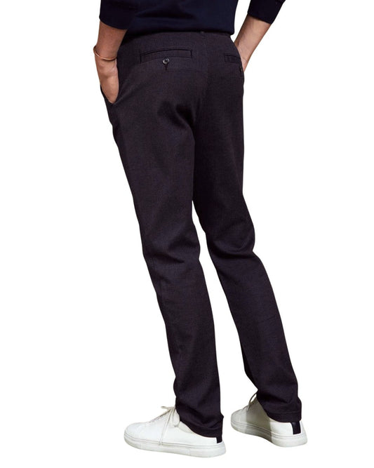 KIABI Men Jacquard Slim Casual Pant