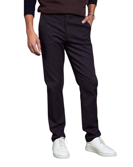 KIABI Men Jacquard Slim Casual Pant