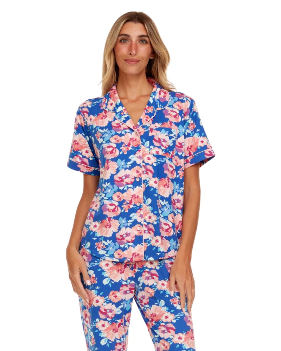 FLORA Women All Over Flower Pattern Shirt