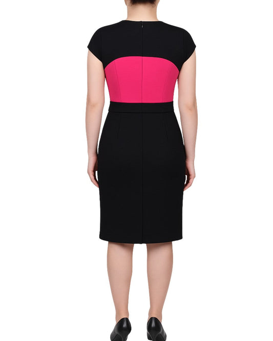 NY COLLECTION Women Stretch Scuba Crepe Dress