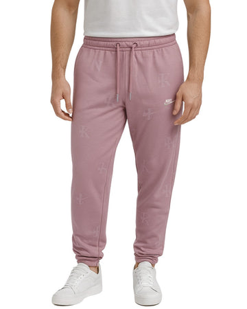 NIKE Men Tonal Monogram Pattern Sport Pant