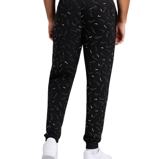 NIKE Men Logo Allover Swoosh Pattern Sport Pant